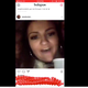 Harley Barber’s video on her “fake” Instagram account that she has now made private (@spookyslut video screenshot/@TabisBack via Twitter)